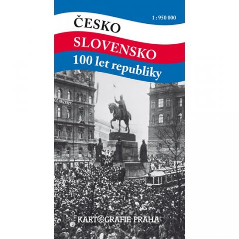 neuveden: Česko Slovensko 100 let republiky 1:950 000