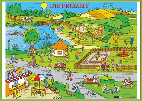 neuveden: Die Freizeit / Volný čas - Naučná karta neuveden: Die Freizeit / Volný čas - Naučná karta