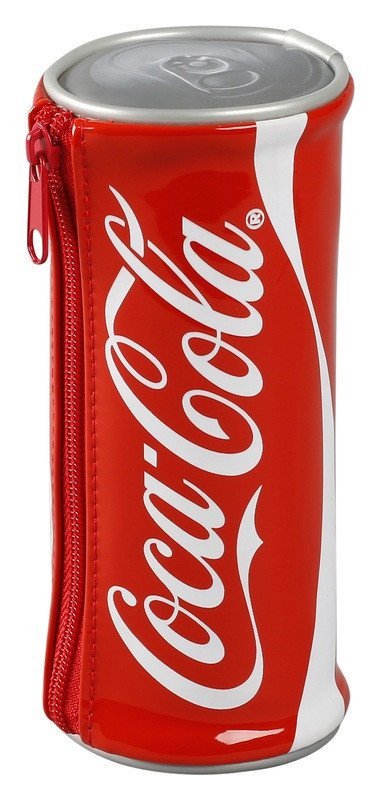 : Penál plechovka Coca-Cola červený