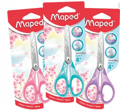 neuveden: Maped - Nůžky Essentials Pastel Soft - mix barev