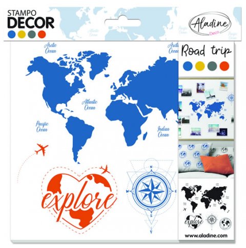 neuveden: Razítka Stampo Decor - Cestování neuveden: Razítka Stampo Decor - Cestování