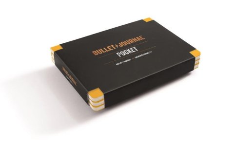 neuveden: Bullet Journal Pocket Yellow 3-Pack