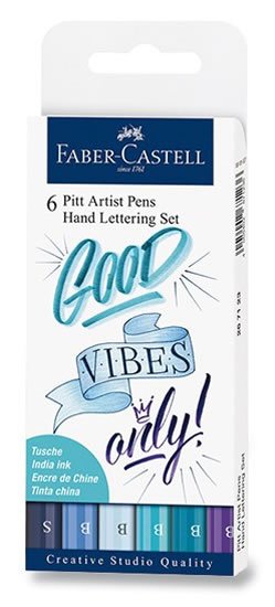 neuveden: Faber - Castell Popisovač Pitt Artist Pen Lettering 6 ks