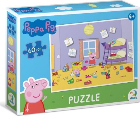 neuveden: Puzzle Prasátko Peppa: Hrátky v pokojíčku 60 dílků