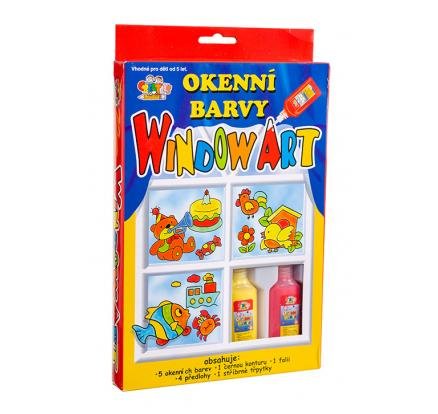 neuveden: Sada okeních barev 5x20ml + kontury + předlohy neuveden: Sada okeních barev 5x20ml + kontury + předlohy