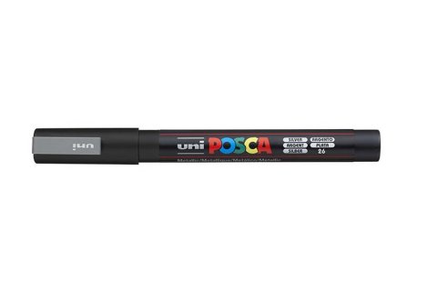 neuveden: POSCA akrylový popisovač - stříbrný 0,9 - 1,3 mm
