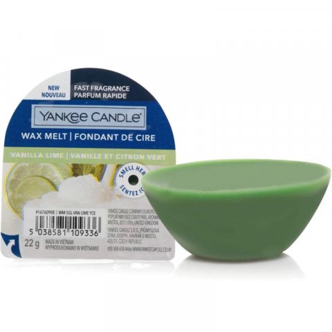 neuveden: YANKEE CANDLE Vanilla Lime vonný vosk 22g