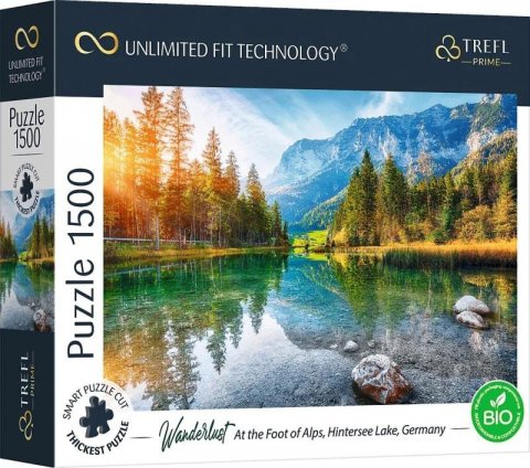 neuveden: Puzzle Wanderlust: Na úpatí Alp, Jezero Hintersee, Německo 1500 dílků neuveden: Puzzle Wanderlust: Na úpatí Alp, Jezero Hintersee, Německo 1500 dílků