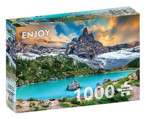 neuveden: Puzzle Jezero Sorapis, Dolomity, Itálie 1000 dílků