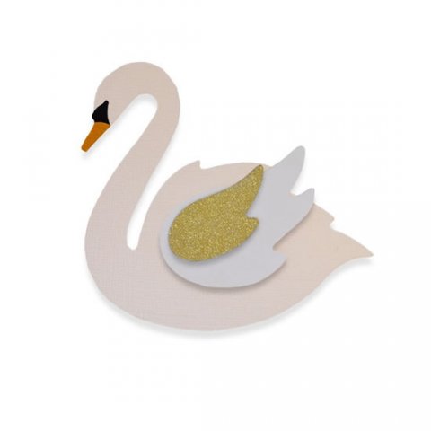 neuveden: SIZZIX Bigz vyřezávací šablona - labuť