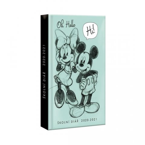 neuveden: Školní diář 2020/21 Disney Minnie / Mickey