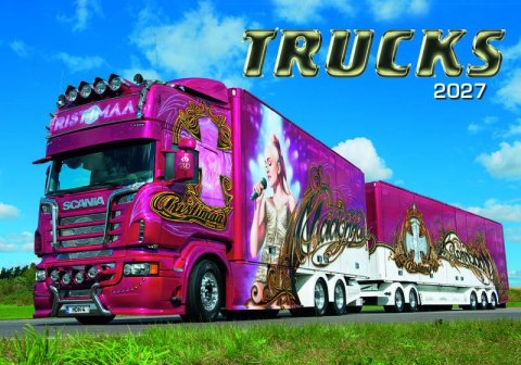 : Kalendář 2027 nástěnný: TRUCKS