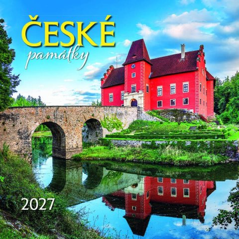 : Kalendář 2027 nástěnný: ČESKÉ PAMÁTKY