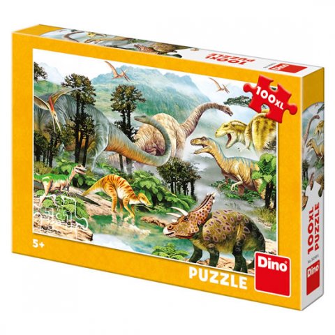 neuveden: Život dinosaurů: puzzle 100XL dílků neuveden: Život dinosaurů: puzzle 100XL dílků