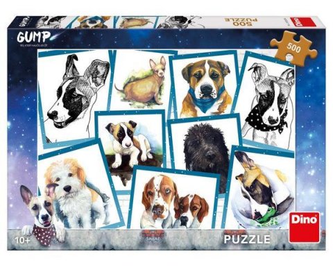neuveden: Puzzle Pes Gump a kamarádi 500 dílků
