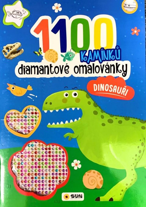 neuveden: Diamantové omalovánky Dinosauři - 1100 kamínků neuveden: Diamantové omalovánky Dinosauři - 1100 kamínků
