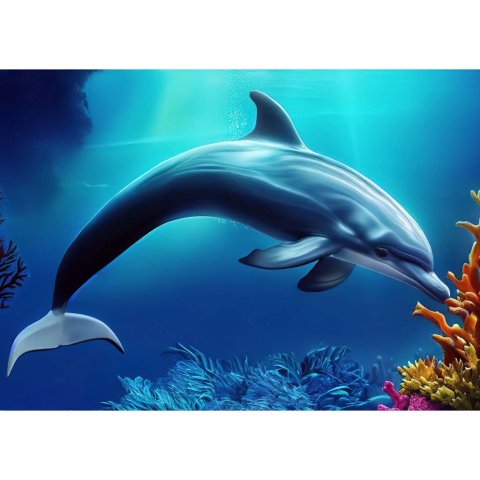 neuveden: Pohlednice 3D Corl Dolphin AI
