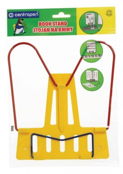 neuveden: Stojánek na čtení kovový - žlutý