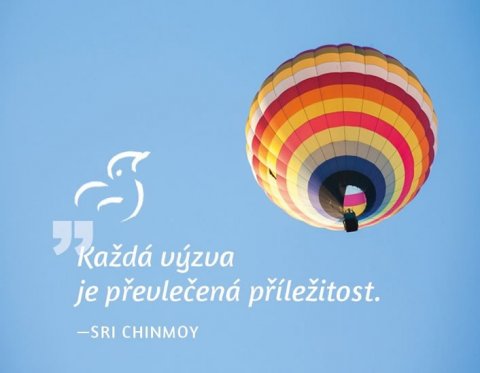 Chinmoy Sri: Magnet na lednici - Každá výzva je převlečená příležitost