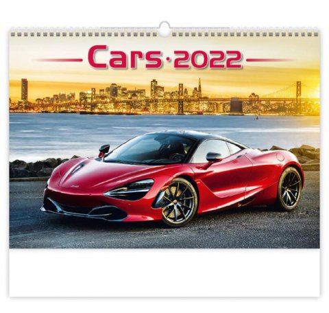 neuveden: Kalendář nástěnný 2022 - Cars