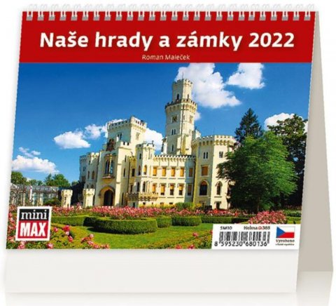 neuveden: Kalendář stolní 2022 - MiniMax Naše hrady a zámky