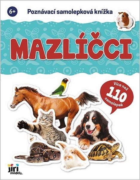 : Poznávací samolepková knížka Mazlíčci