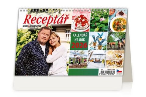 neuveden: Kalendář stolní 2026 - Receptář