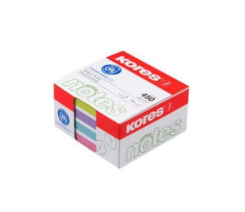 neuveden: Kores Pastelové bločky CUBO 450 lístků 75x75mm, mix barev