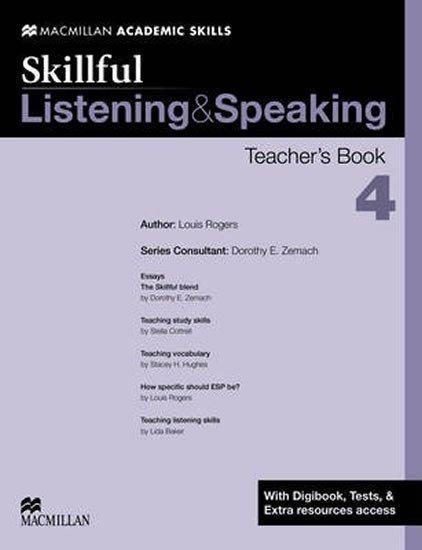 Zemach Dorothy E.: Skillful Listening & Speaking 4: Teacher´s Book + Digibook + Audio CD
