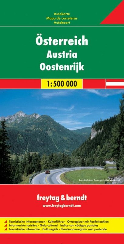 neuveden: AK 1 Rakousko 1:500 000