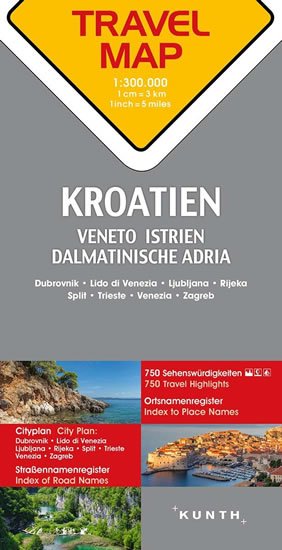 neuveden: Chorvatsko / Istrie / Dalmácie 1:300T neuveden: Chorvatsko / Istrie / Dalmácie 1:300T