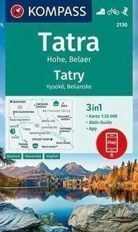 neuveden: Vysoké Tatry, Belaer, Tatry, Vysoké, Belianske 1:25 000 / turistická mapa 2