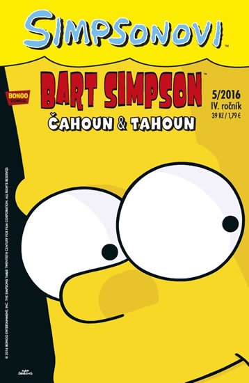 Groening Matt: Simpsonovi - Bart Simpson 5/2016 - Čahoun tahoun Groening Matt: Simpsonovi - Bart Simpson 5/2016 - Čahoun tahoun
