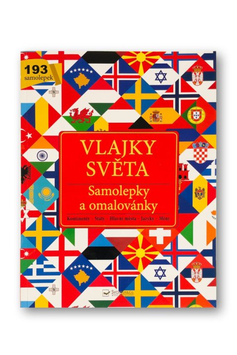 neuveden: Vlajky světa - Samolepky a omalovánky