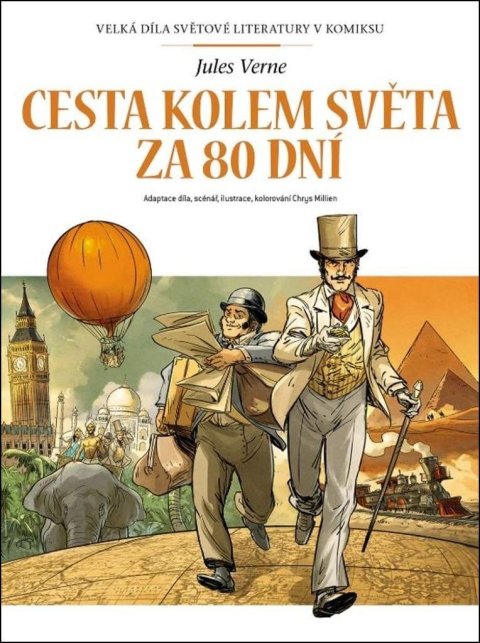 Verne Jules: Cesta kolem světa za 80 dní - Velká díla světové literatury v komiksu Verne Jules: Cesta kolem světa za 80 dní - Velká díla světové literatury v komiksu