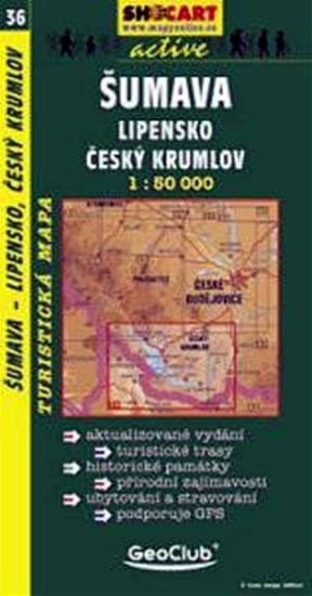 neuveden: SC 036 Šumava Lipensko, Český Krumlov 1:50 000
