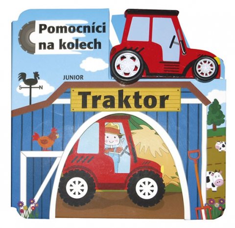 kolektiv autorů: Traktor - Pomocníci na kolech + dřevěný, ekologicky nezávadný traktůrek