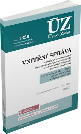 neuveden: ÚZ 1339 Vnitřní správa