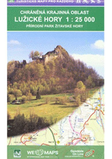 neuveden: Lužické hory, Žitavské hory 1:25T /25 Turistické mapy pro každého