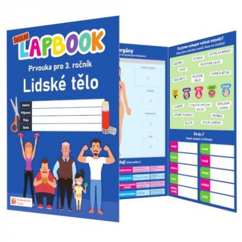 neuveden: Školní lapbook: Lidské tělo 3. ročník