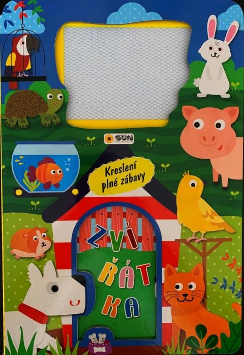 neuveden: Zvířátka - Kreslení plné zábavy s magnetickou kreslící tabulkou