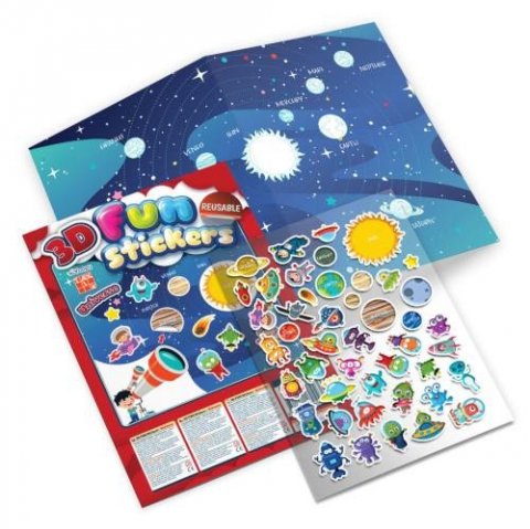 neuveden: Tajemný vesmír s 3D samolepkami