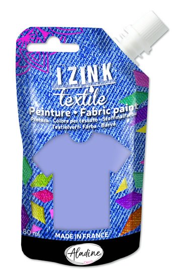 neuveden: Textilní barva IZINK Textile - šedá, 80 ml