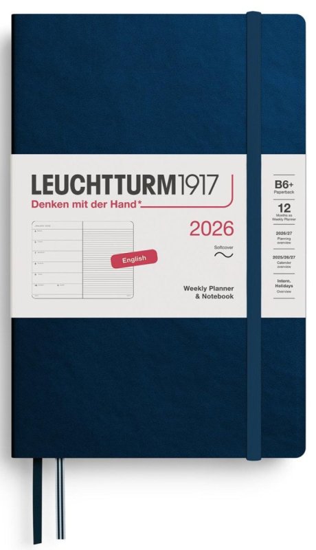 neuveden: Weekly Planner & Notebook 2026 Paperback (B6+) Deep Sea neuveden: Weekly Planner & Notebook 2026 Paperback (B6+) Deep Sea