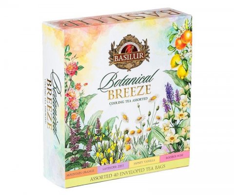 neuveden: BASILUR Botanical Breeze Cooling Teas 40 sáčků