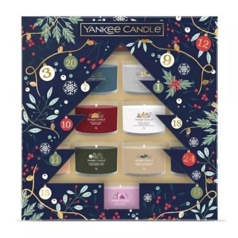 neuveden: YANKEE CANDLE Vánoční dárková sada 12 ks votivních svíček