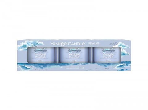 neuveden: YANKEE CANDLE Ocean Air svíčka votivní 3ks sada