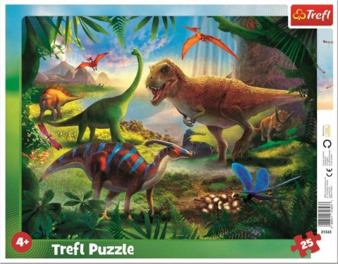 neuveden: Trefl Puzzle Dinosauři / 25 dílků