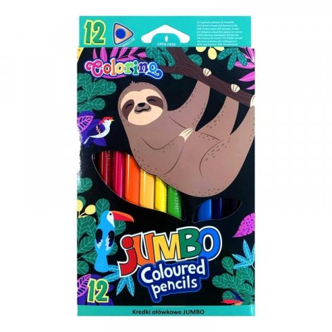 neuveden: Colorino pastelky trojhranné JUMBO Wildkid 12 barev