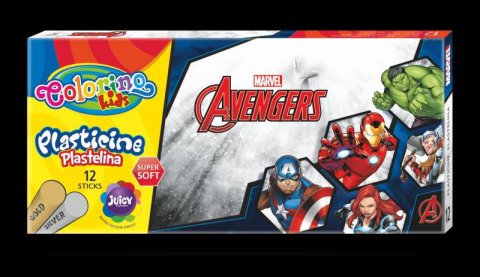 neuveden: Colorino Marvel Avengers - modelovací hmota 12 barev